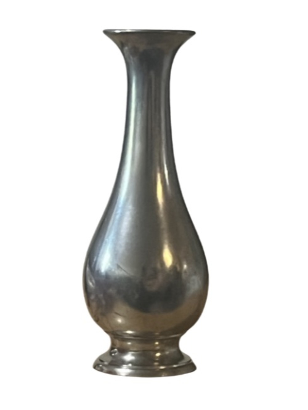 Vintage Les Étains du Manoir Paris Pewter Bud Vase Soliflore 5.5"